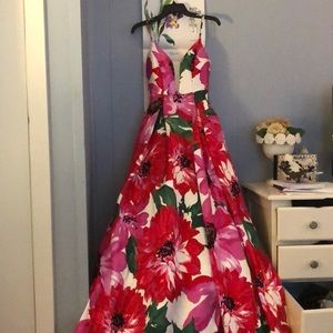 Never worn floral prom dress